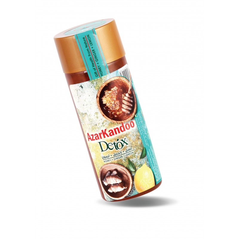 دتاکس معجون عسل طبیعی،زنجبیل تازه و لیموی تازه